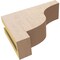 Ekena Millwork 3"W x 9"D x 6"H Classic Newport Rough Cedar Woodgrain TimberThane Corbel, Primed Tan CORUR03X09X06NEWRCPR - alternate 6